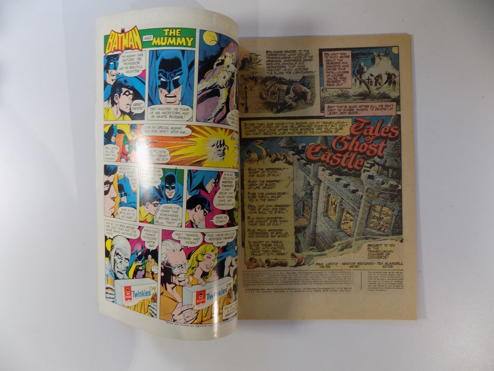 Ghost Castle #1 DC Comic June 1975 Very Fine+