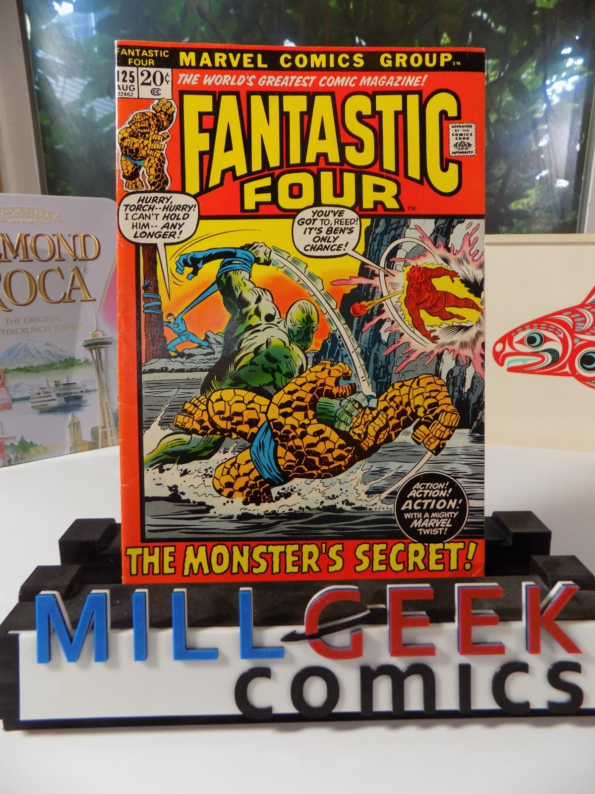 Fantastic Four #125 Marvel Comic August 1972 Very Fine