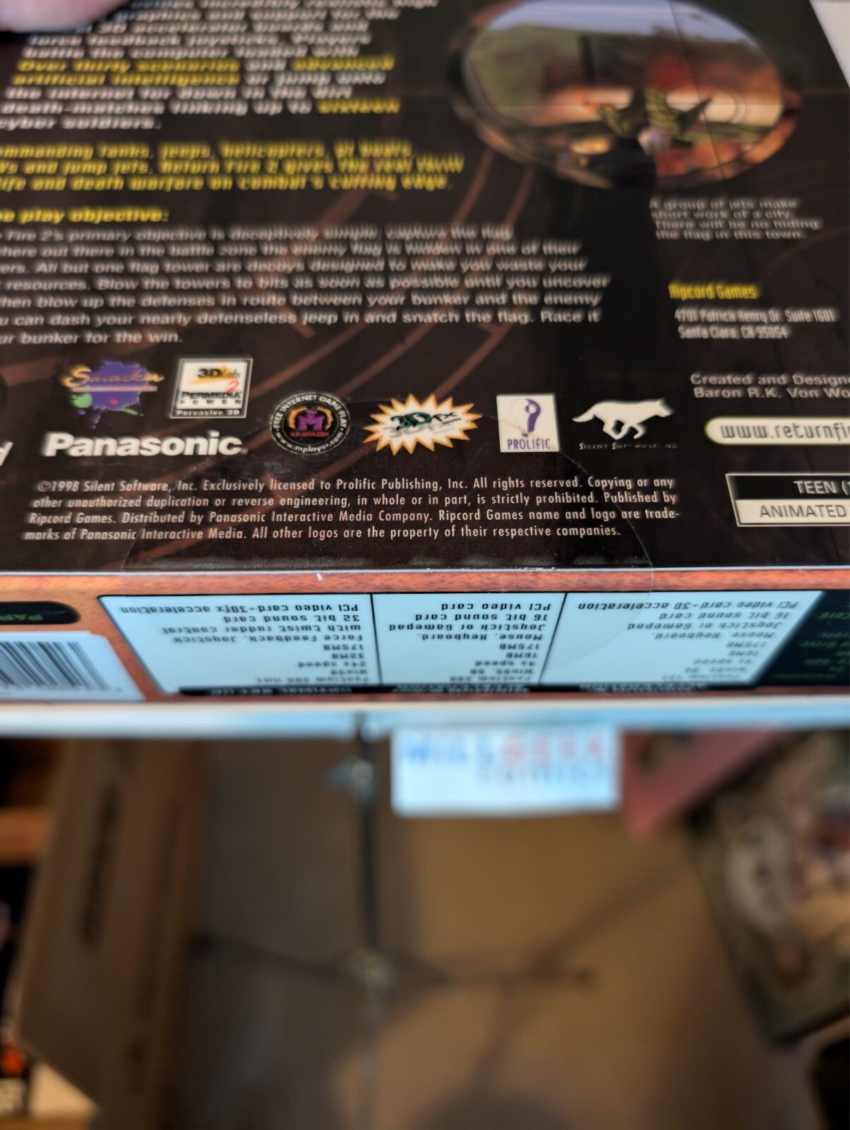 Return Fire 2, Panasonic (1998 PC) US Complete Big Box Factory Sealed JD
