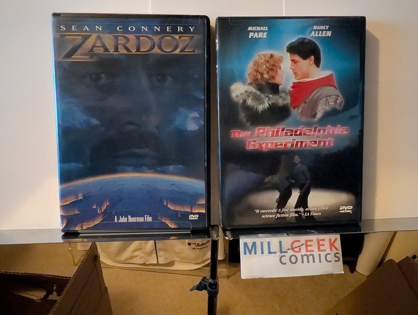 Zardoz / The Philadelphia Experiment, 2 Movie Set (DVD) Like New -JD