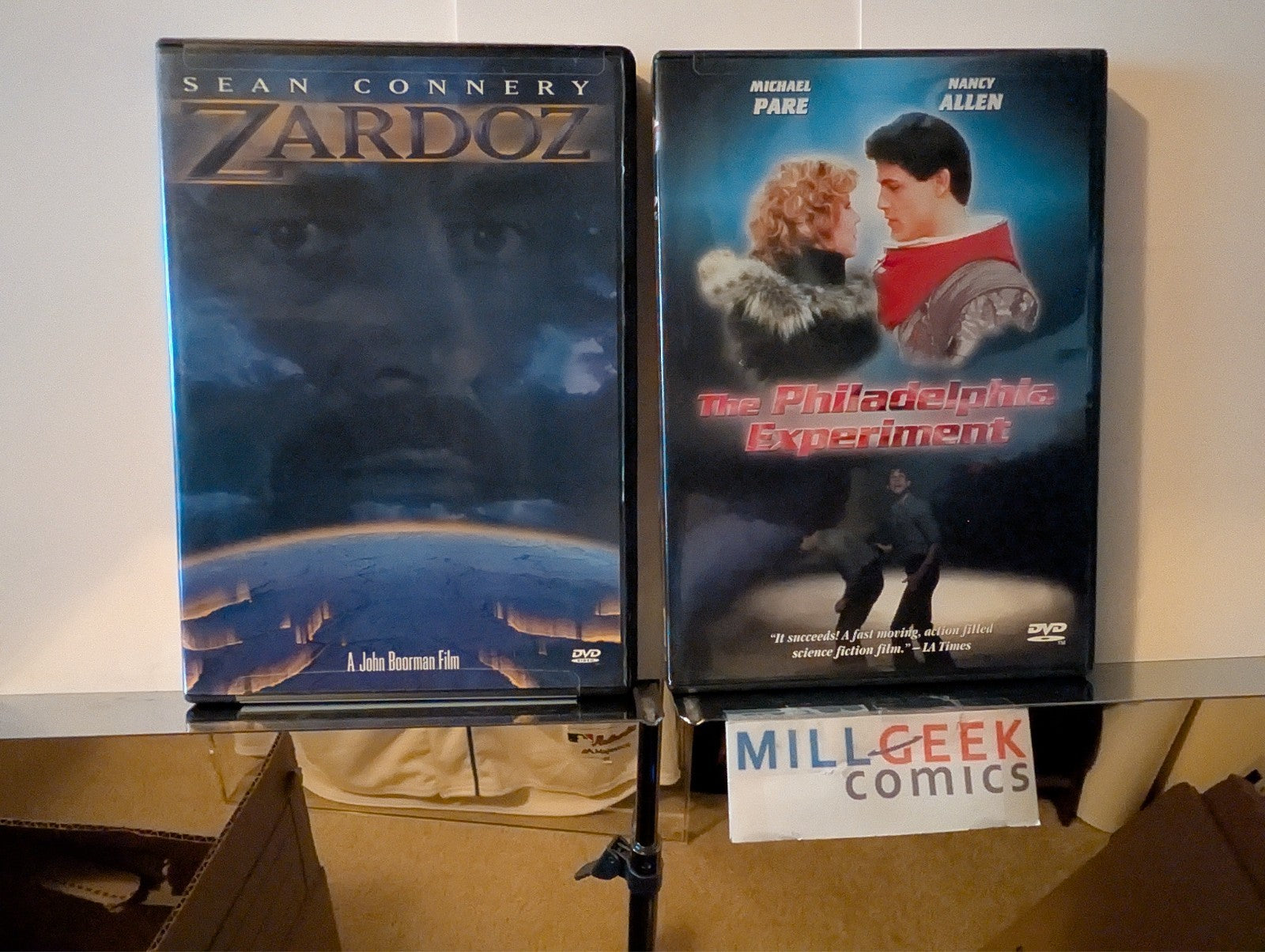 Zardoz / The Philadelphia Experiment, 2 Movie Set (DVD) Like New -JD