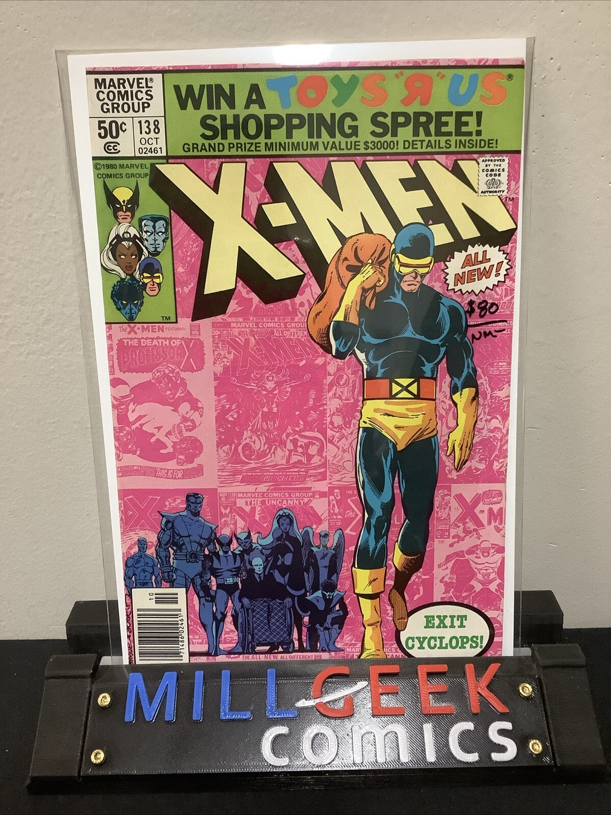 Uncanny X-Men #138 (October 1980) NM- (9.2) Chris Claremont, Origin Of Cyclops