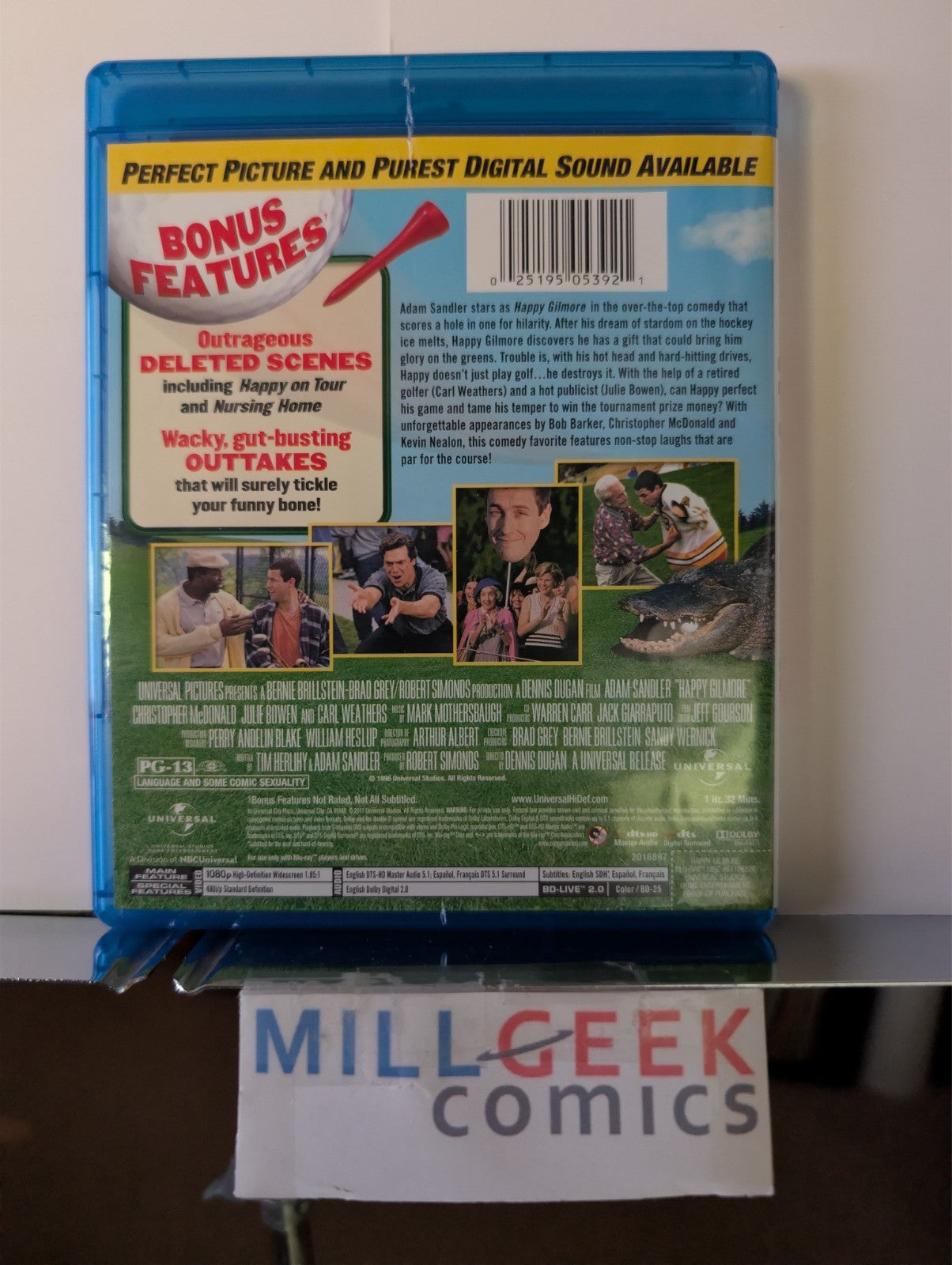 Happy Gilmore / Bruno, 2 Comedy Movie Set (Blu-ray) -JD