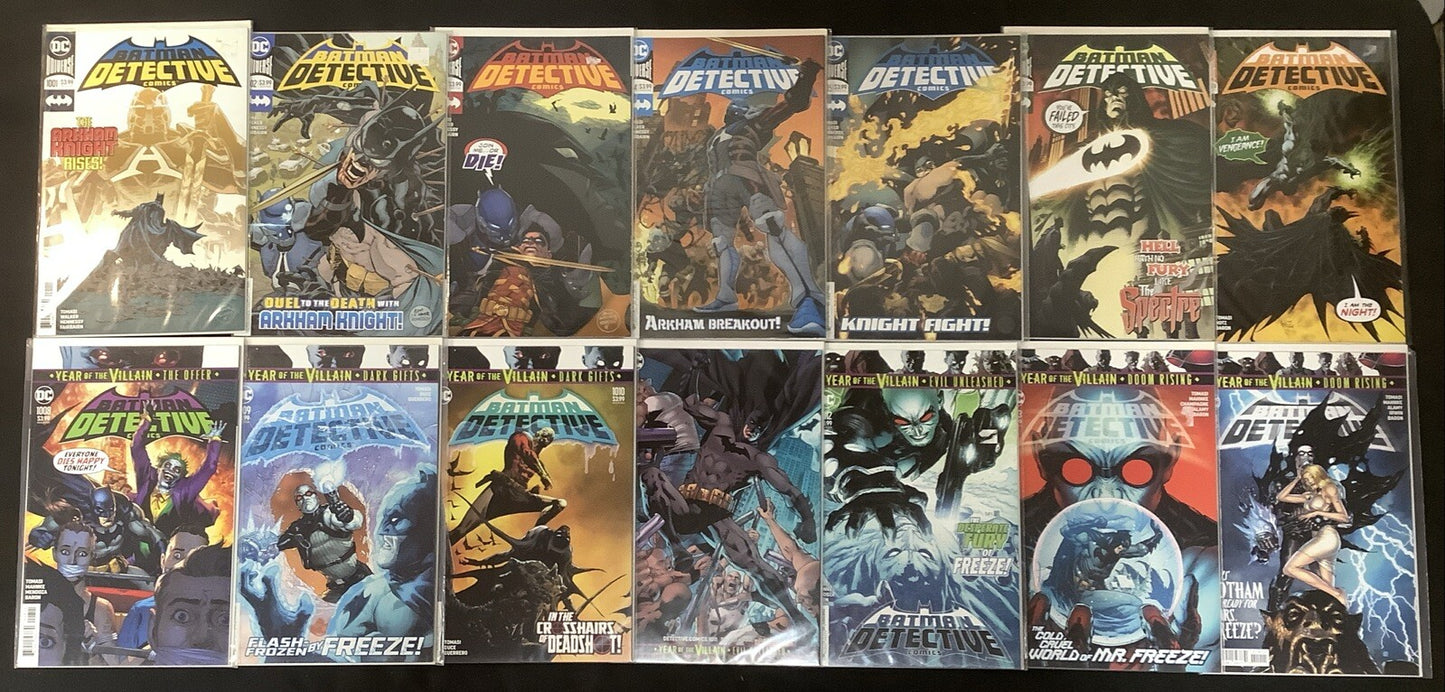 Detective Comics #967-1042 Comic Lot, DC, 1st Arkham Knight Main Continuity