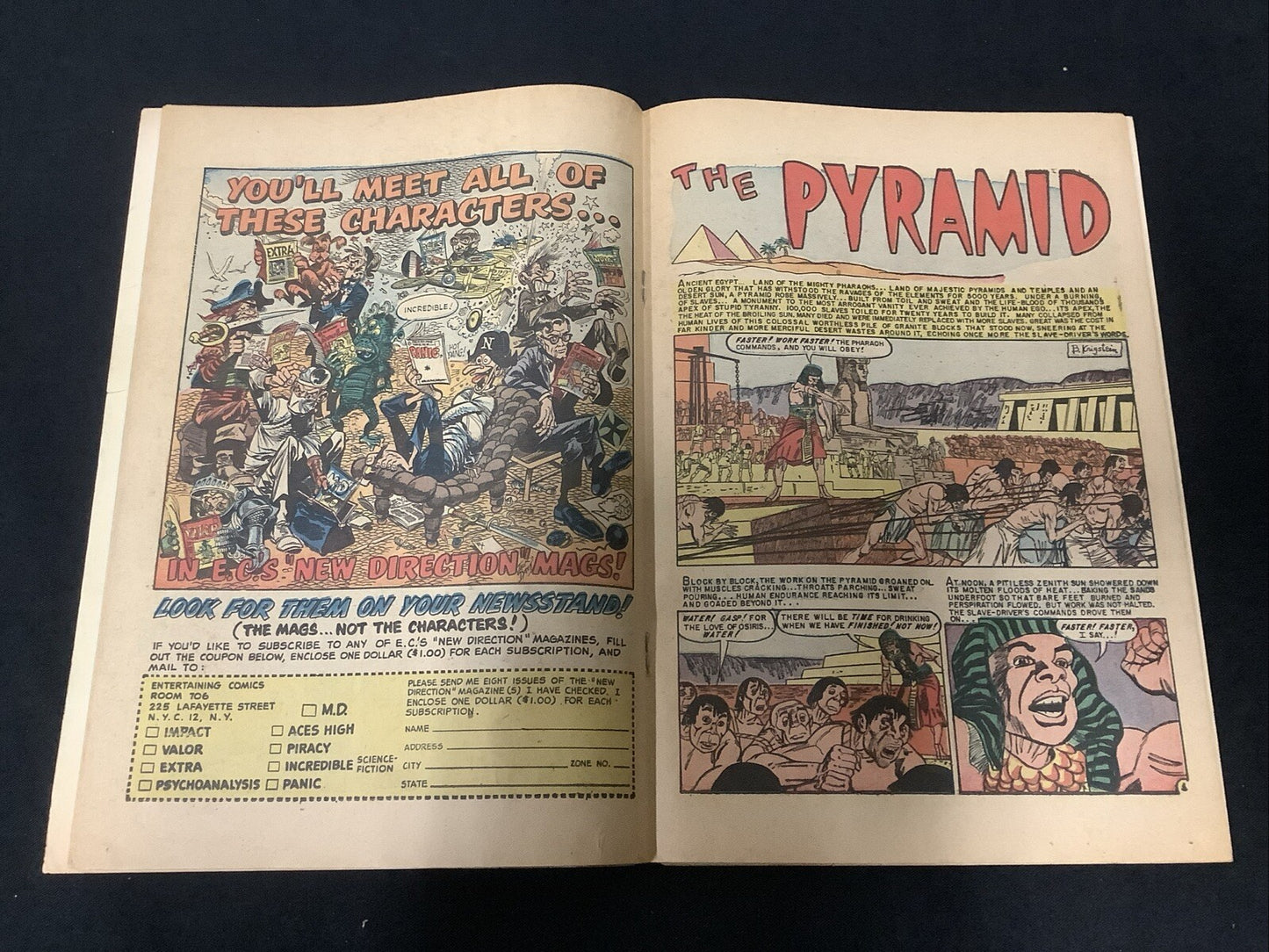 Valor #3 (EC Comics July-August 1955) G/VG (3.0) Joe Orlando