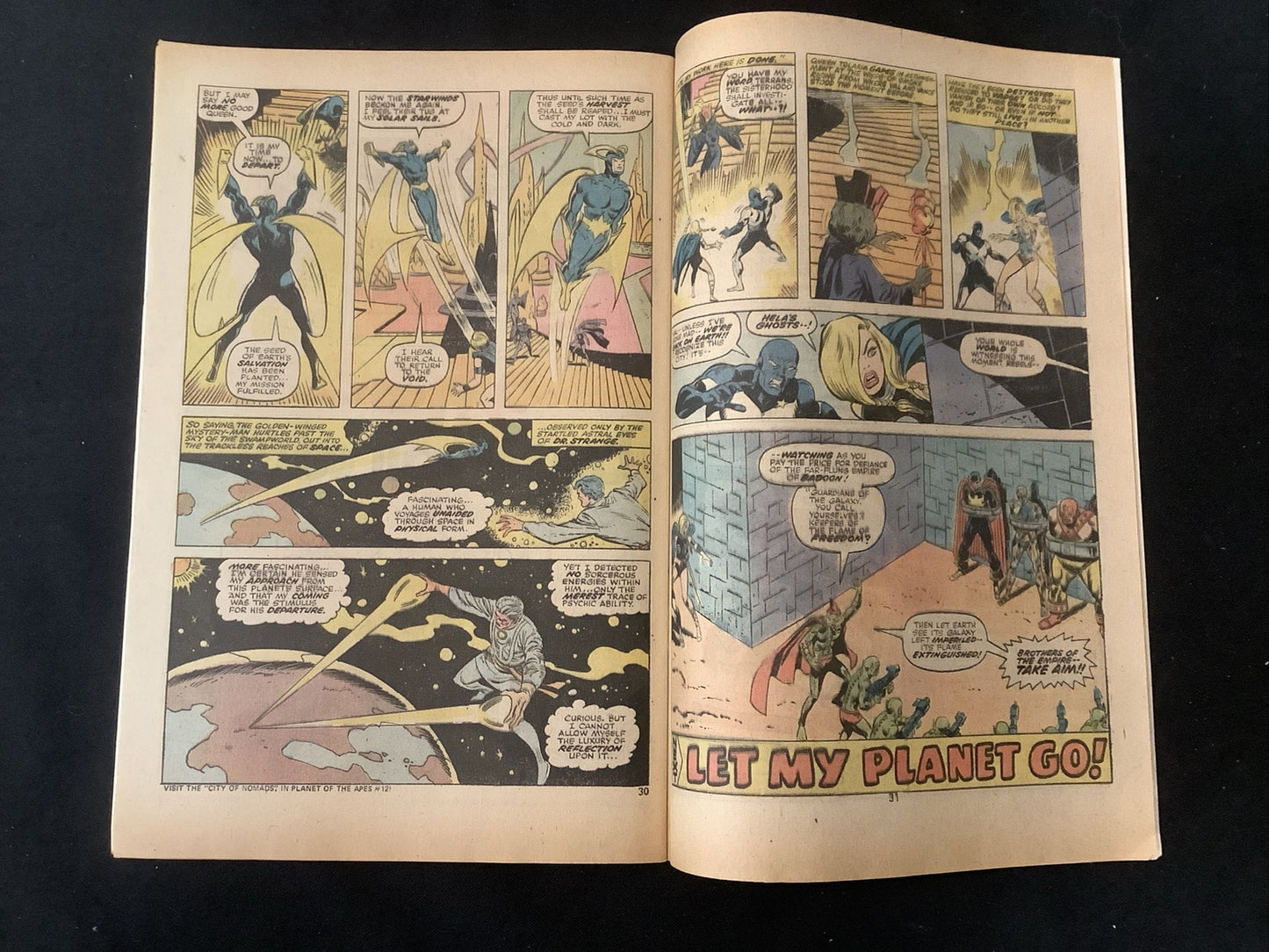 Defenders #28 (Oct 1975) High Grade! 1st Full App Starhawk (Stakar Ogord)