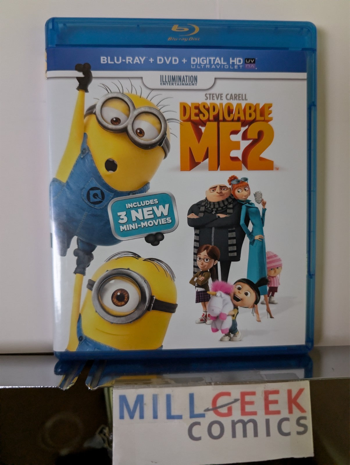 Despicable Me / Despicable Me 2, Two Movie Set (Blu-Ray) -JD