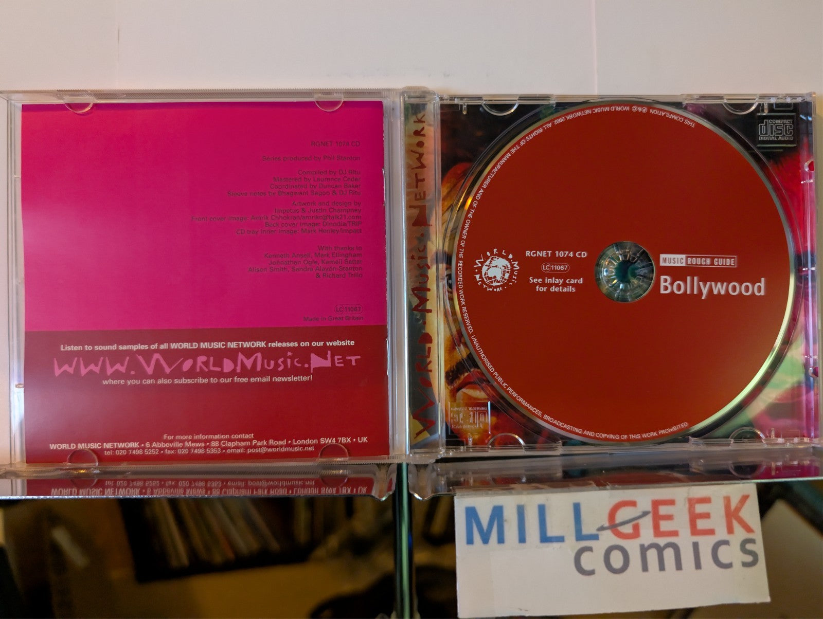 Soundtrack 2 CD Lot (Bollywood Music Rough Guide, Alexander Nevsky) -JD