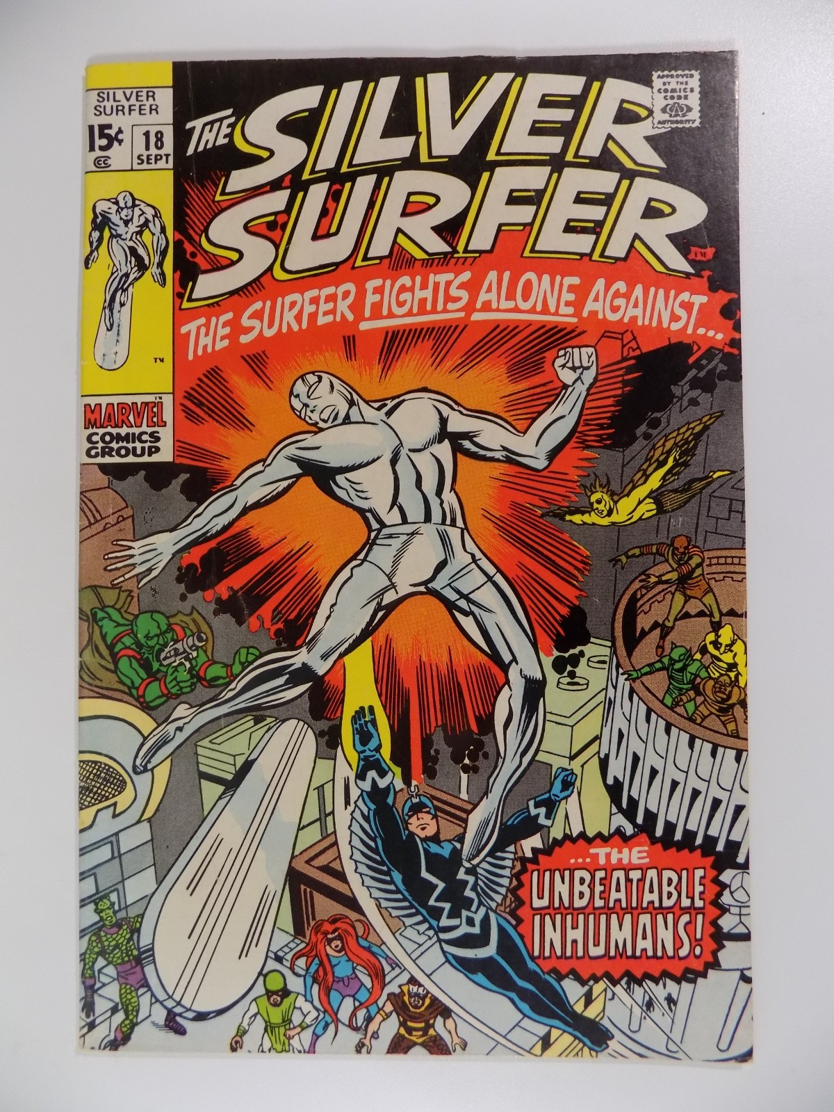 Silver Surfer #18 Marvel Comic September 1970 Fine/Very Fine