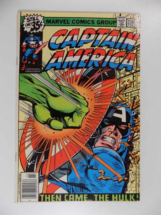 Captain America #230 Marvel Comic February 1979 Very Fine