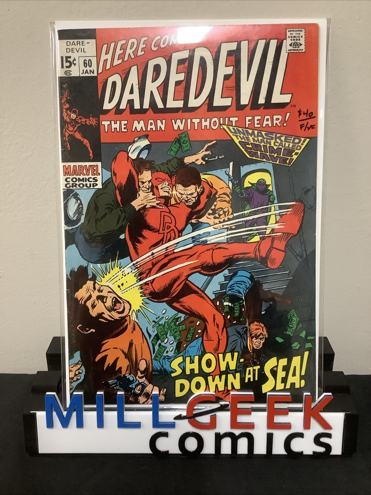 Daredevil #60 (Marvel Comics January 1970) F/VF (7.0) Roy Thomas/Gene Colon