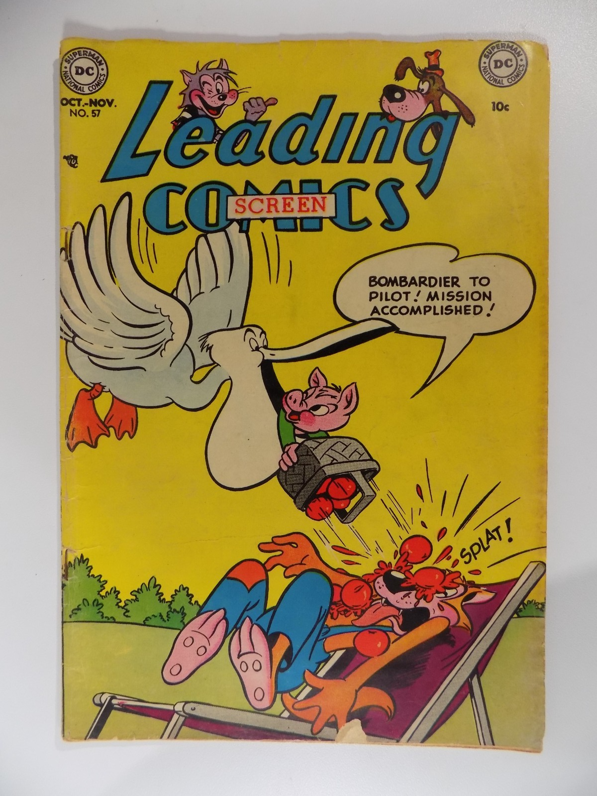 Leading Screen Comics #57 DC Comic November 1952 Fine-