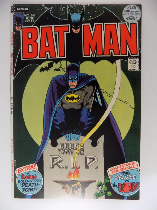 Batman #242 DC Comics Fine/Very Fine June 1972