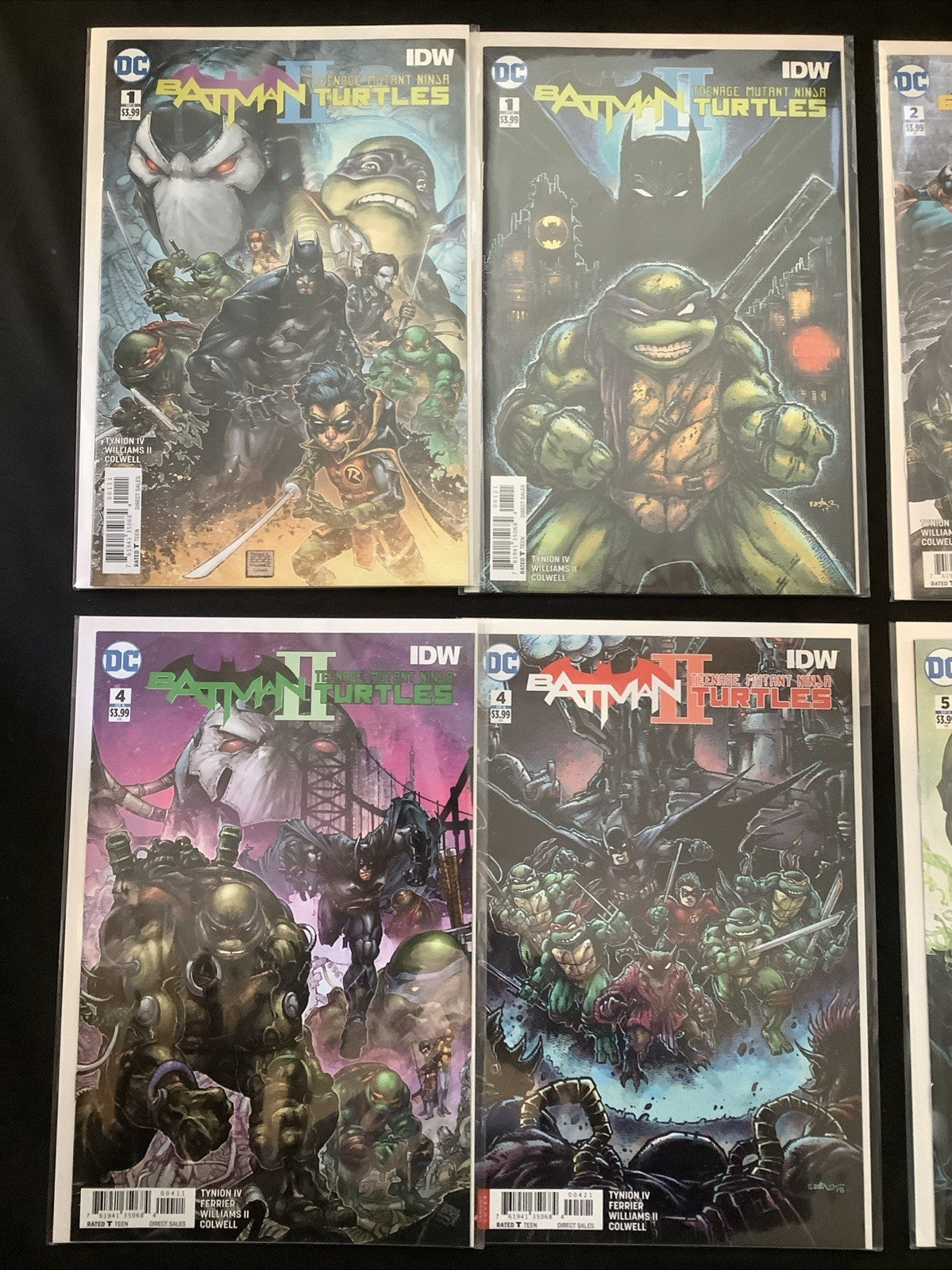 Batman/Teenage Mutant Ninja Turtles II #1-6 + Variants Complete Comic Series
