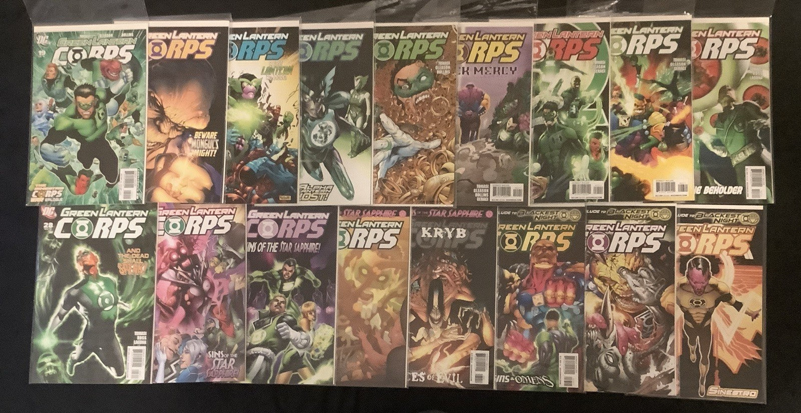 Green Lantern Corps #1-35 + Recharge #1-5 Comic Lot, DC Comics, Geoff Johns