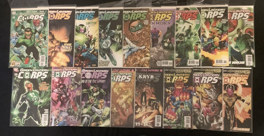 Green Lantern Corps #1-35 + Recharge #1-5 Comic Lot, DC Comics, Geoff Johns