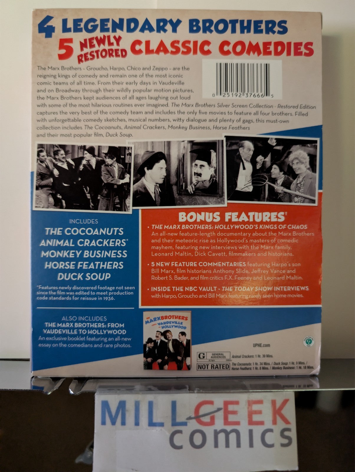 The Marx Brothers Silver Screen Collection (Blu-ray) -JD