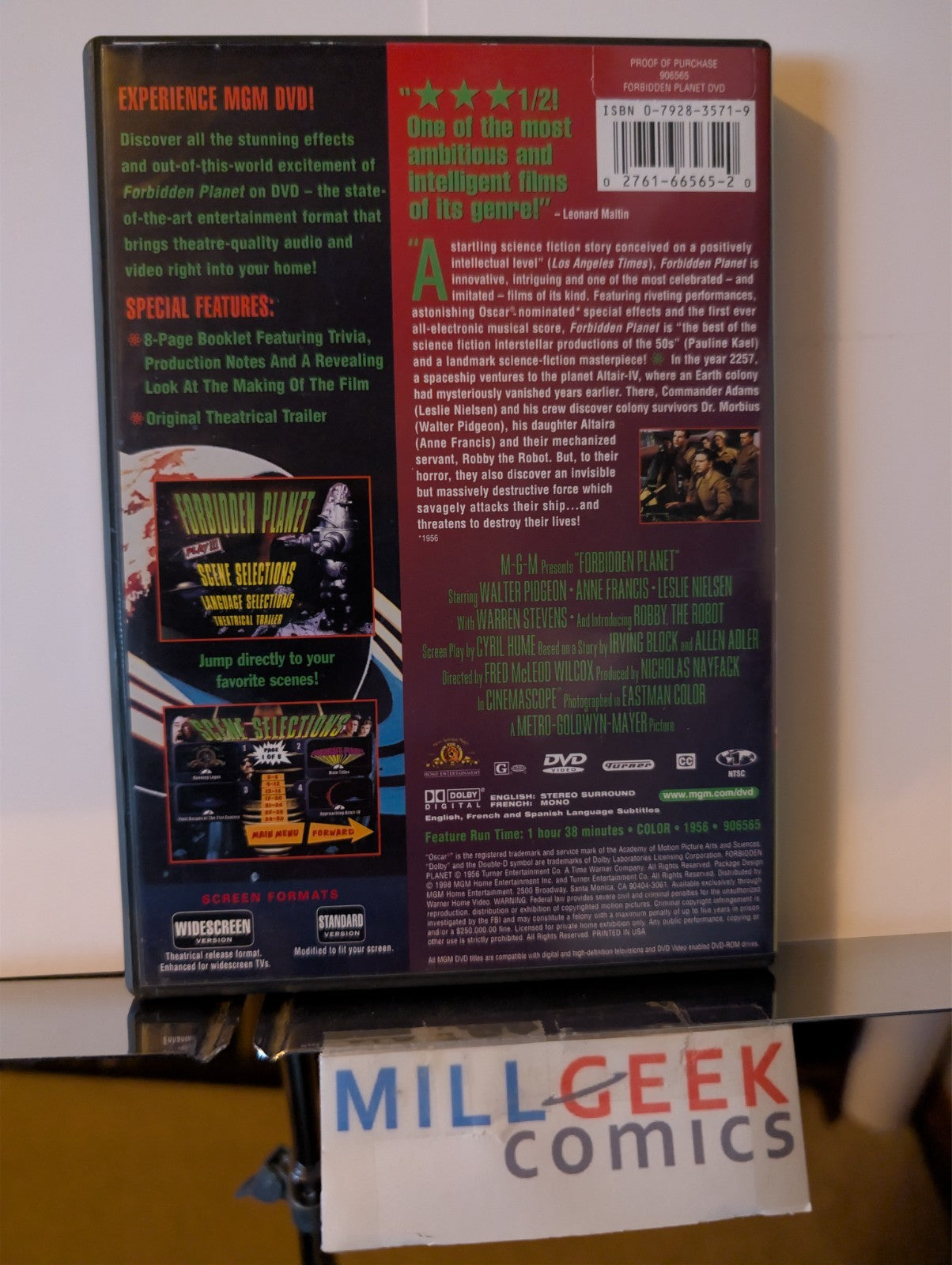 Forbidden Planet / Time Bandits, 2 Movie Set (DVD) Like New -JD