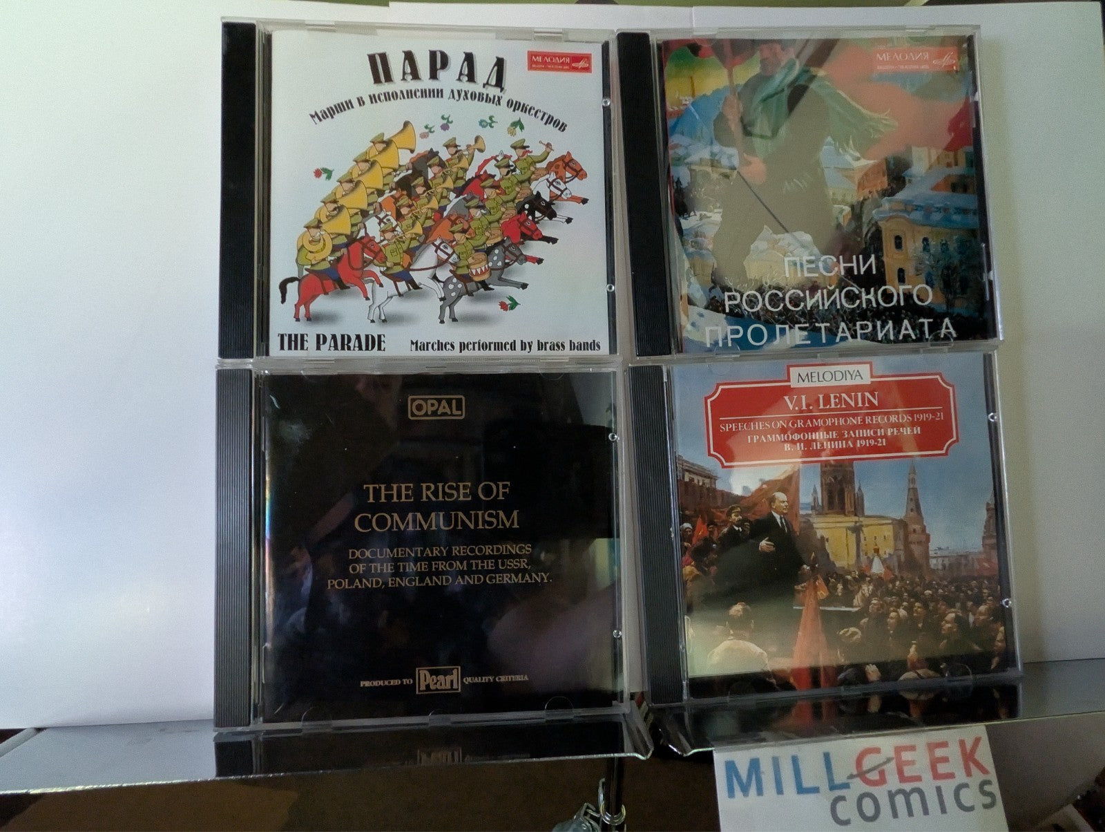 4 CDs About Russia: Speeches, Music, Theory -JD
