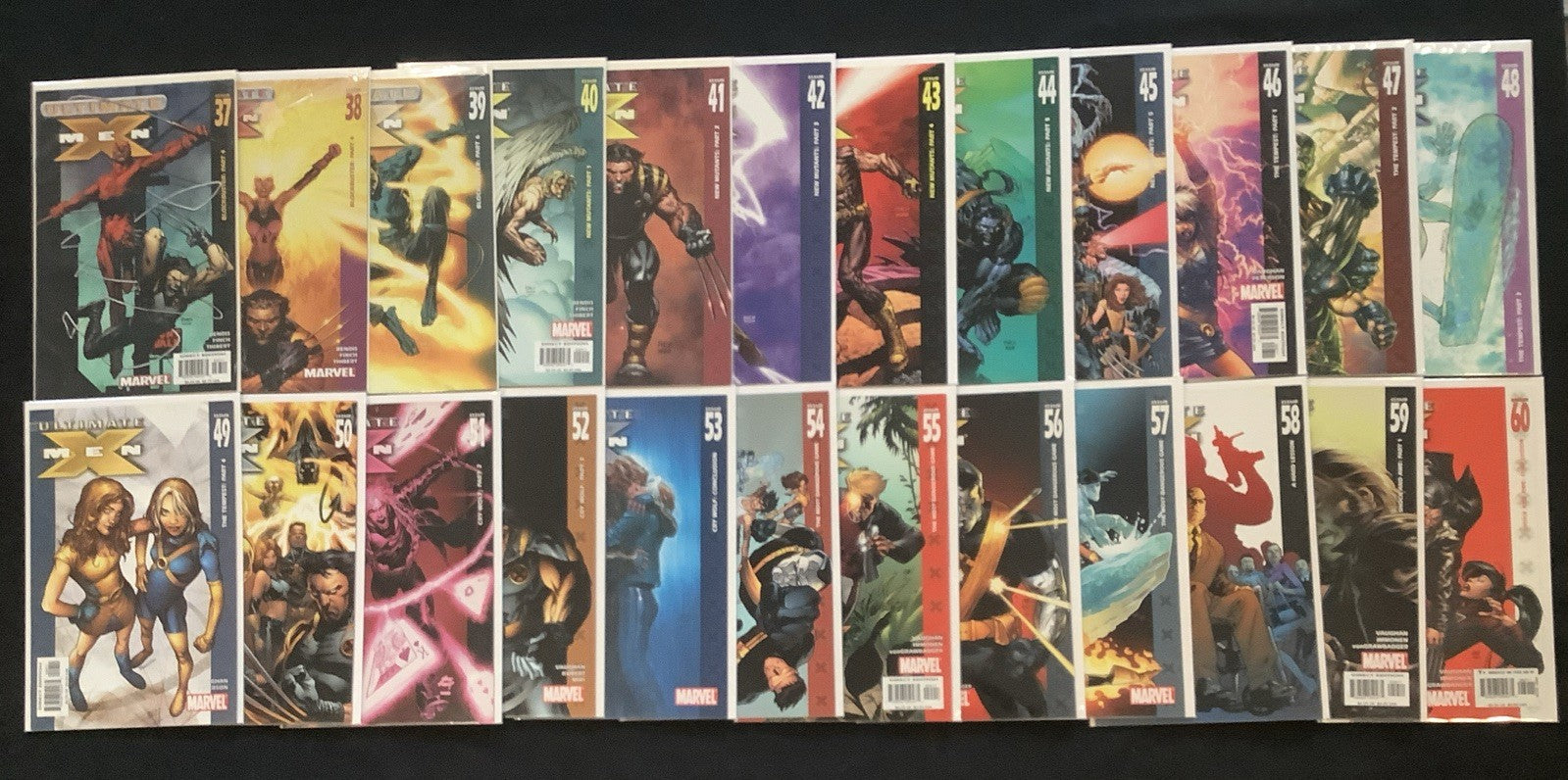 Ultimate X-Men #37-60 Comic Lot, Marvel Comics, Brian K. Vaughan, 2003