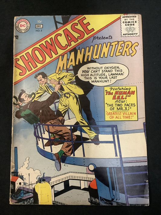 Showcase #5 Presents Manhunters, DC Comics, Ruben Moreira, 1956, VG+