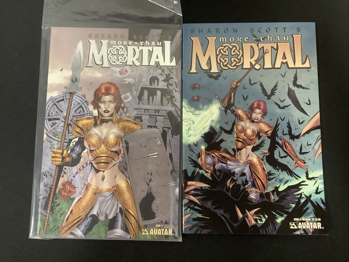 More Than Mortal Comic Bundle: #0 (Covers C+D), Legend Reborn #1 (Covers C+F+G)
