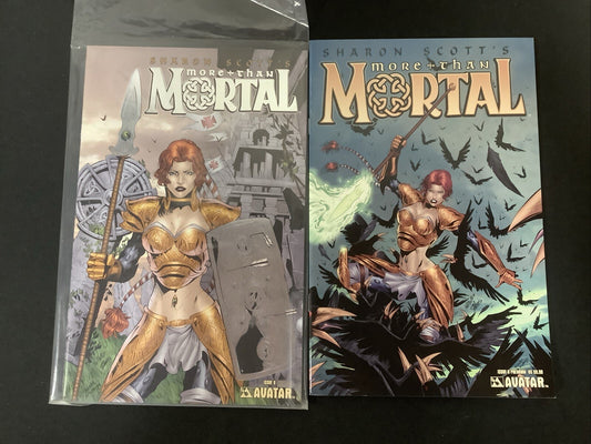 More Than Mortal Comic Bundle: #0 (Covers C+D), Legend Reborn #1 (Covers C+F+G)