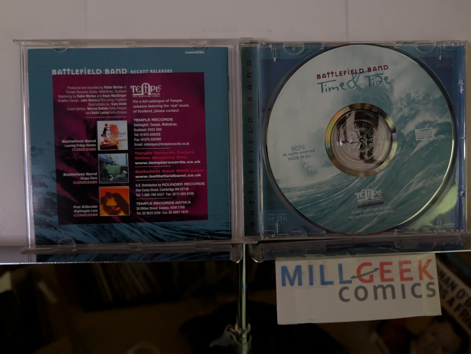 Battlefield Band 2 CD Lot (New Spring, Time & Tide) -JD