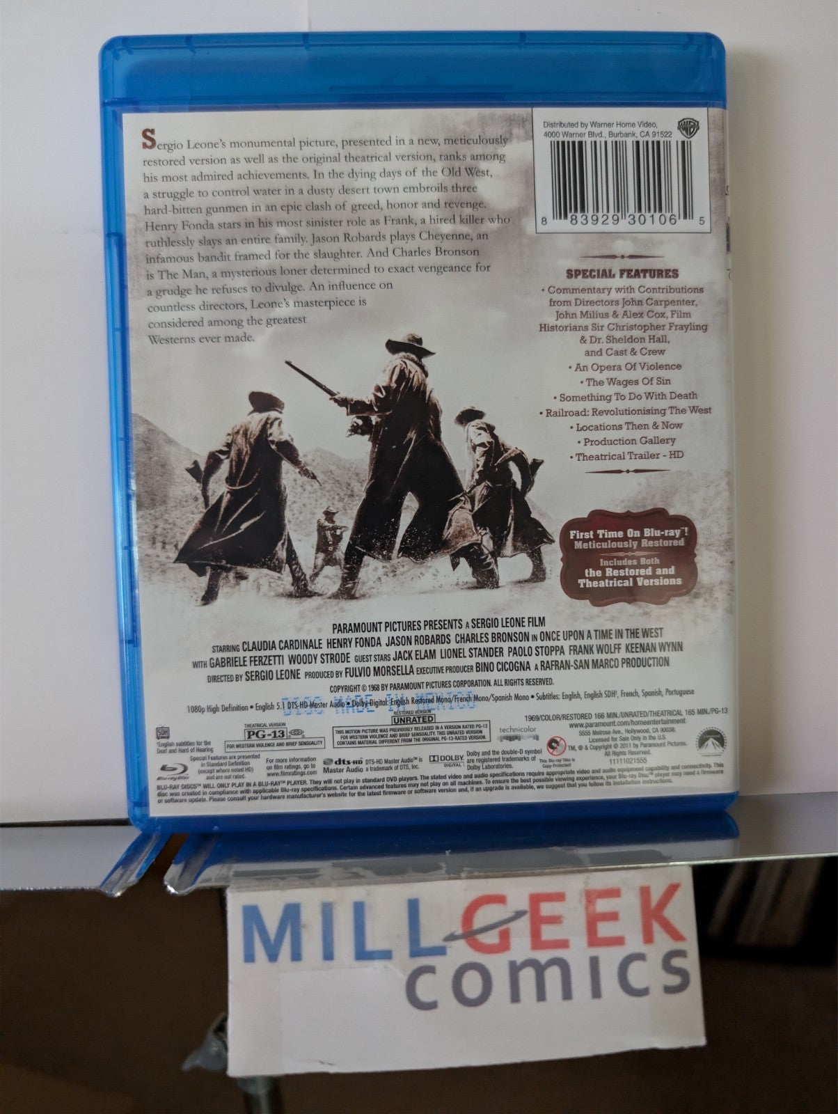 Once Upon A Time in the West / My Name Is Nobody, 2 Western Movies (Blu-Ray) -JD