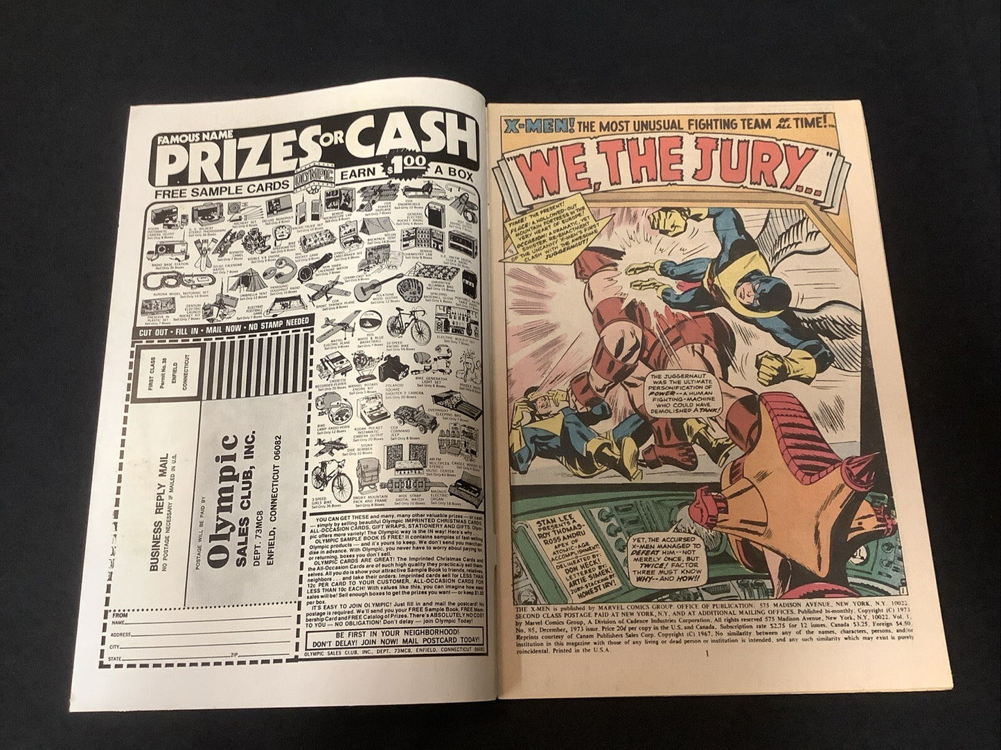 X-Men #85 (Marvel Comics December 1973) F/VF (7.0) Roy Thomas/Ross Andru