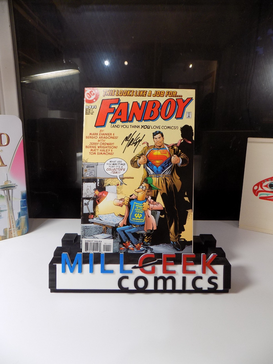 Fanboy #1 DC Comic Signed by Haley & Evanier March 1999 NM-