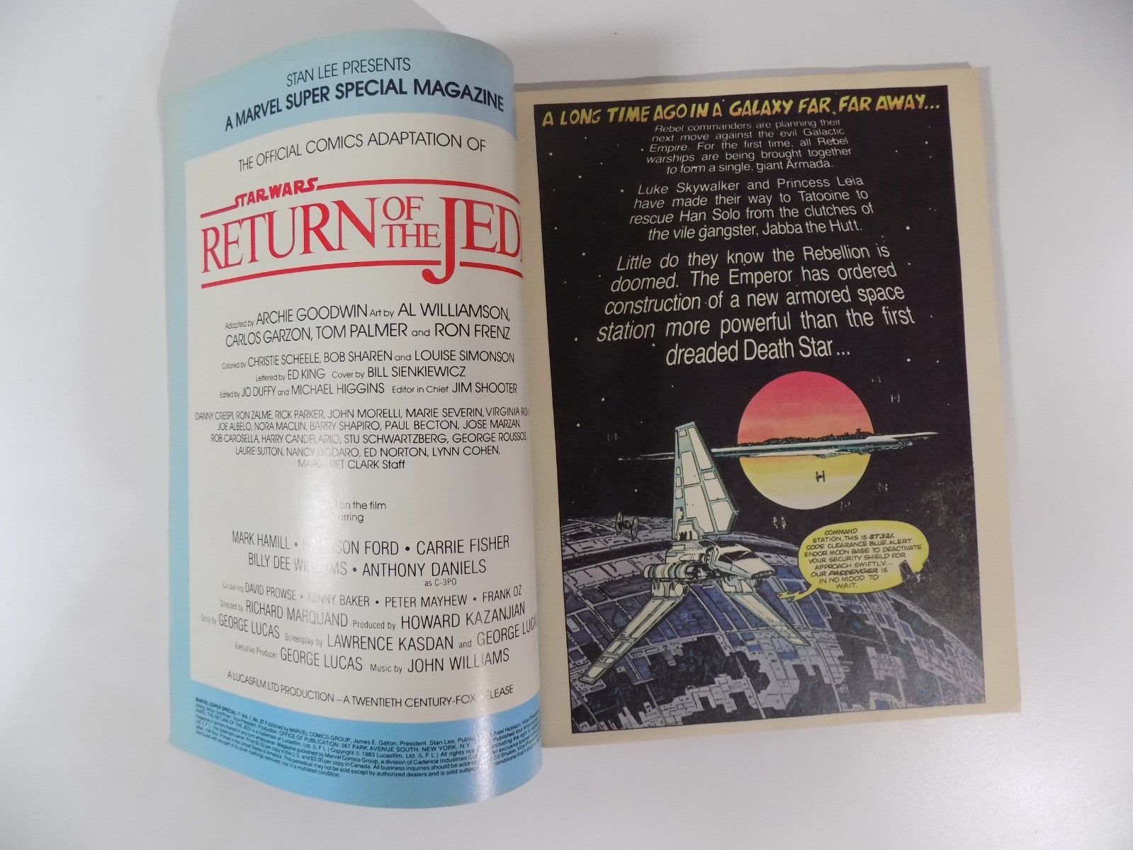 Marvel Super Special #27 Star Wars Return o/t Jedi 1983 Very Fine