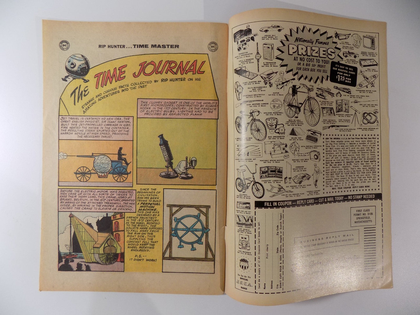 Rip Hunter Time Master #25 DC Comic April 1965 Fine