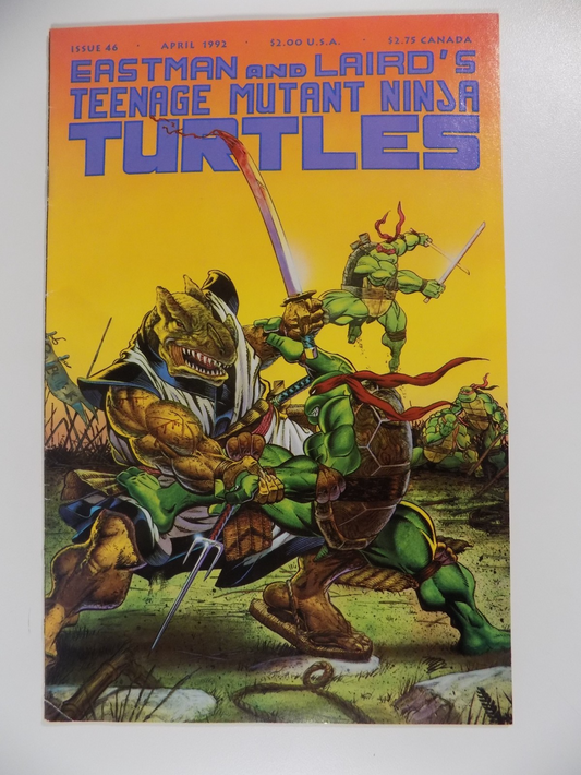 Teenage Mutant Ninja Turtles #46 Mirage Comic April 1992 Fine/Very Fine