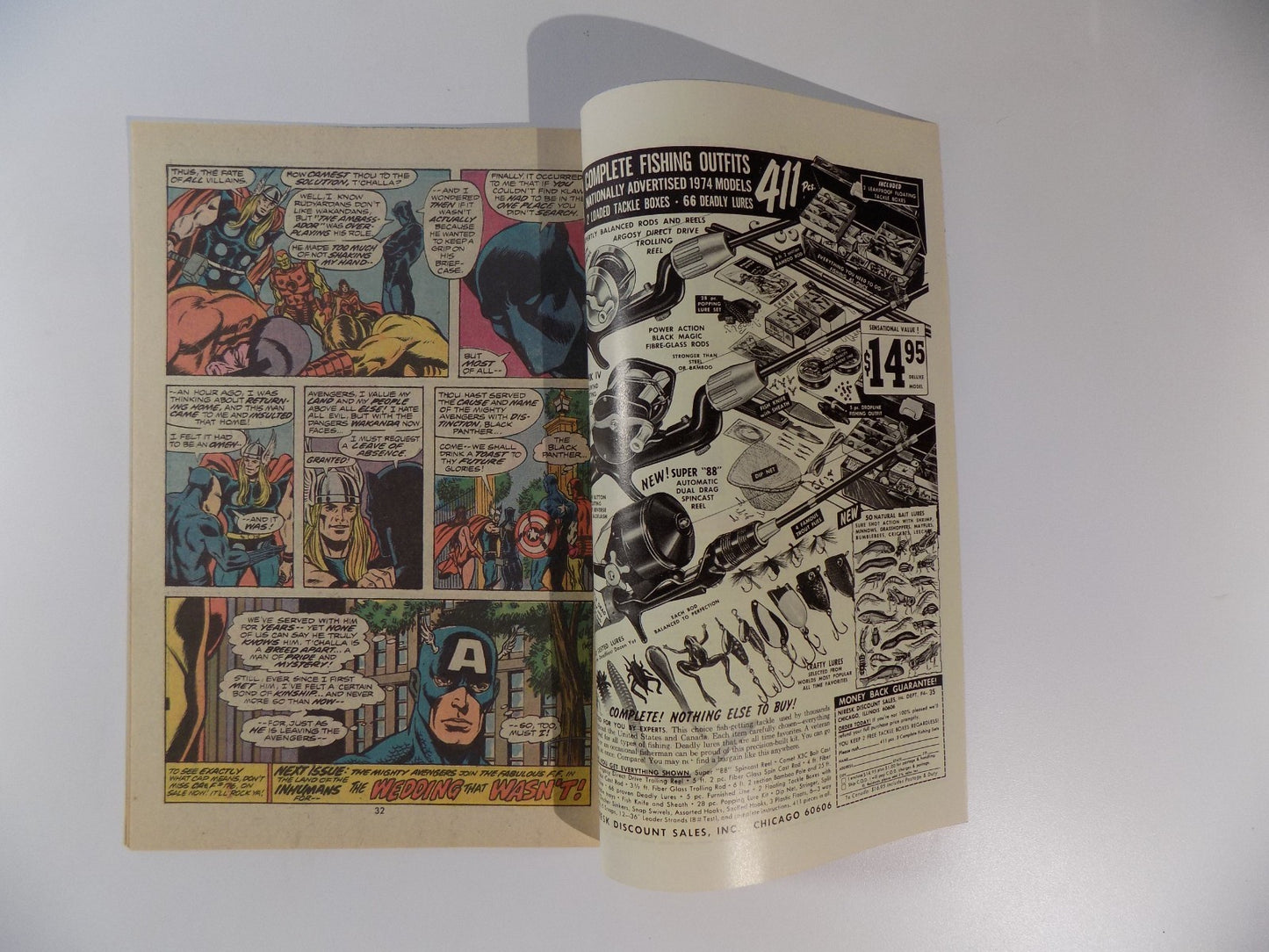 Avengers #126 Marvel Comic August 1974 Fine/Very Fine