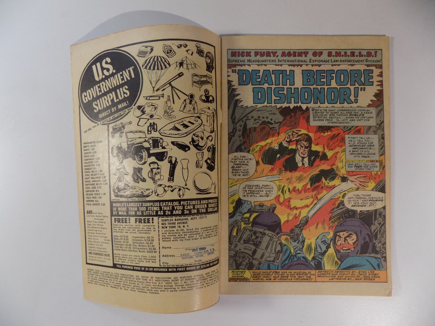 Strange Tales #148 Marvel Comic September 1966 Very Good/Fine
