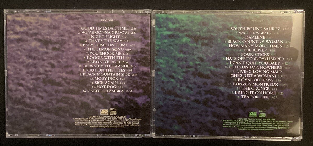 Led Zeppelin Boxed 2 CD Set with Booklet (Like New) -JD