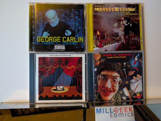 Comedy Albums 4 CD Lot (George Carlin, Ogden Edsl, Monty Python, Weird Al) -JD