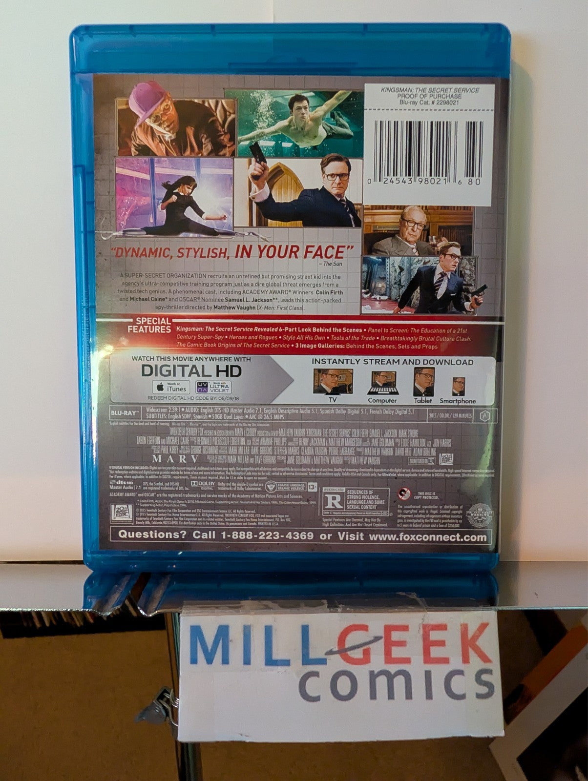 Kingsman: The Secret Service / Kingsman: The Golden Circle, (Blu-ray) -JD