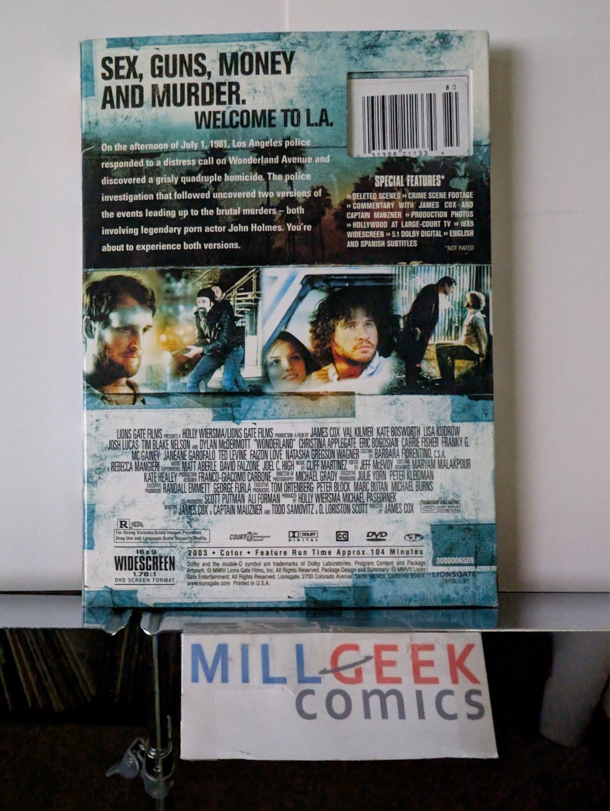 Wonderland / The Fallen, 2 Movie Collection (DVD) Like New -JD