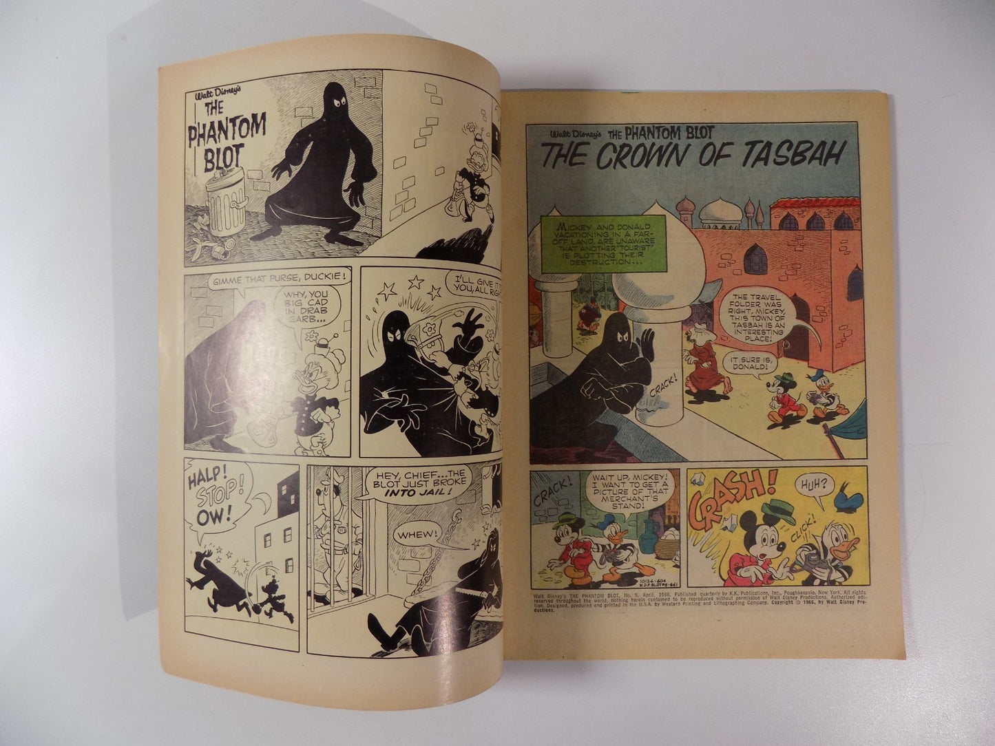 Walt Disney's The Phantom Blot #5 Gold Key Comic April 1966 Very Fine+
