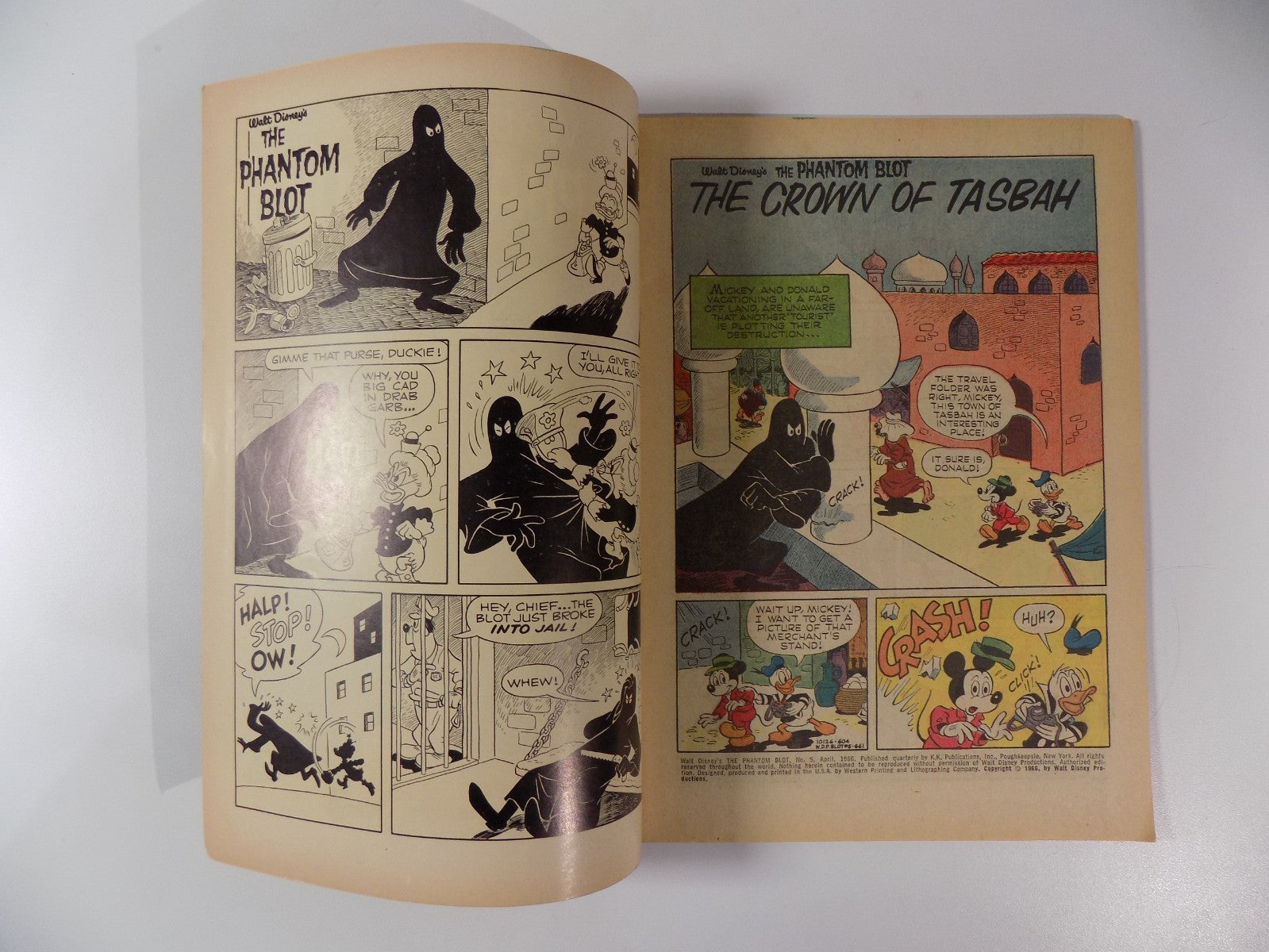 Walt Disney's The Phantom Blot #5 Gold Key Comic April 1966 Very Fine+