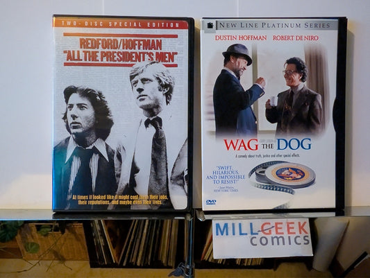 All the President's Men / Wag the Dog, 2 Movie Set (DVD) Like New -JD
