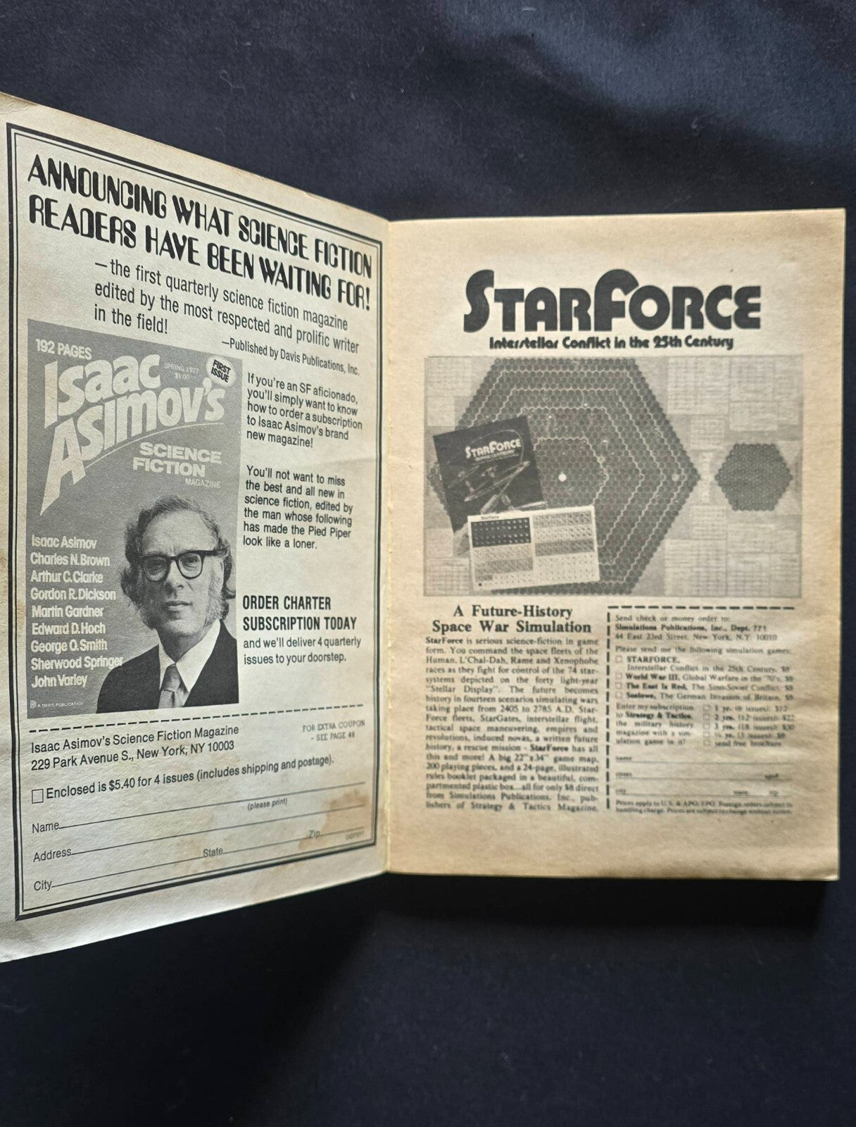 Isaac Asimov's Science Fiction Magazine #1 vol #1 (1977)