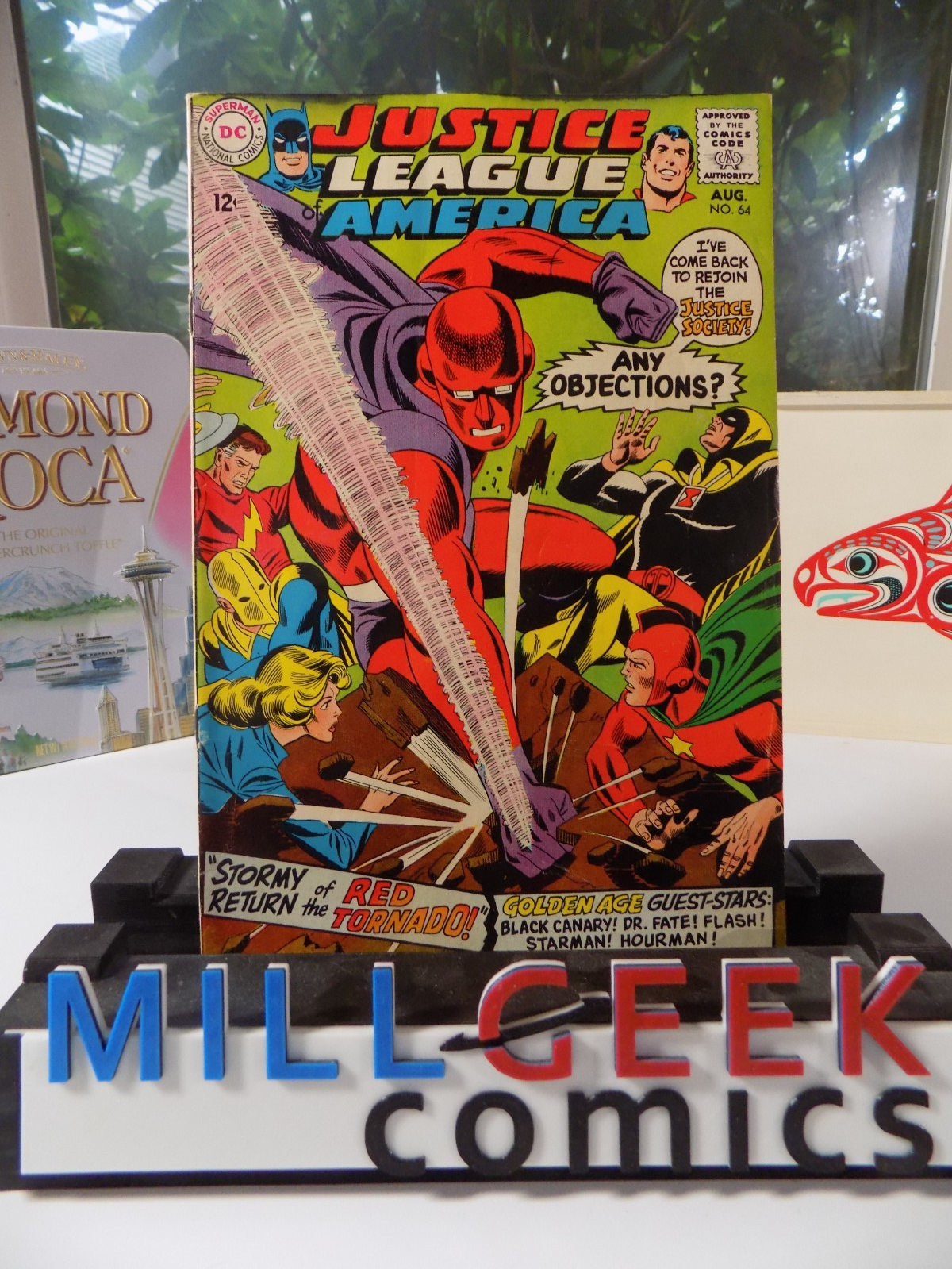 Justice League of America #64 DC Comic August 1968 Fine-