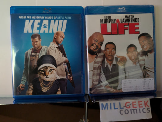 Keanu / Life, 2 Comedy Movie Set (Blu-ray) -JD