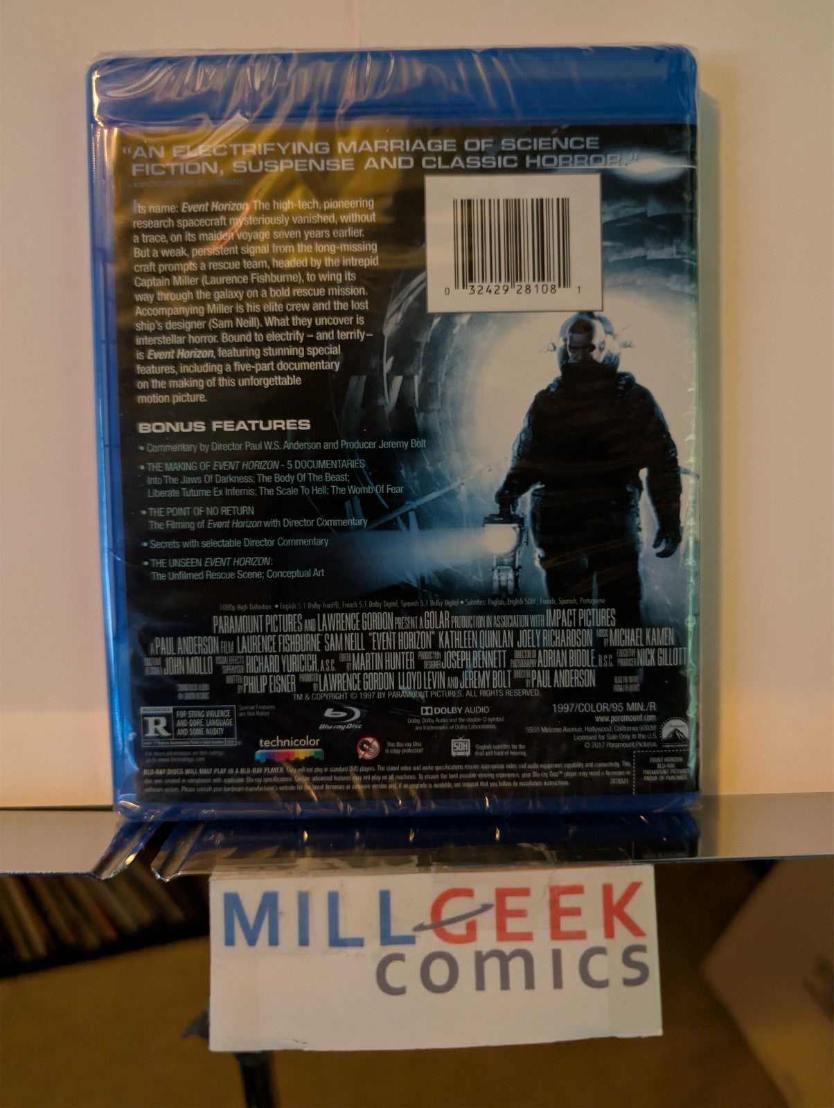 Event Horizon, Sam Neill & Laurence Fishburne (Blu-ray) -JD