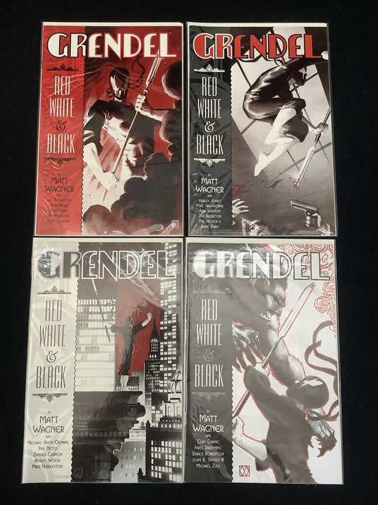 Grendel: Red, White, & Black #1-4 Complete Comic Set, Dark Horse Comics, 2002