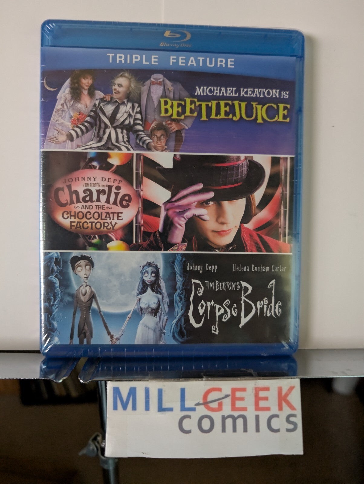 Tim Burton Triple Feature (Blu-Ray 2008) Brand New -JD