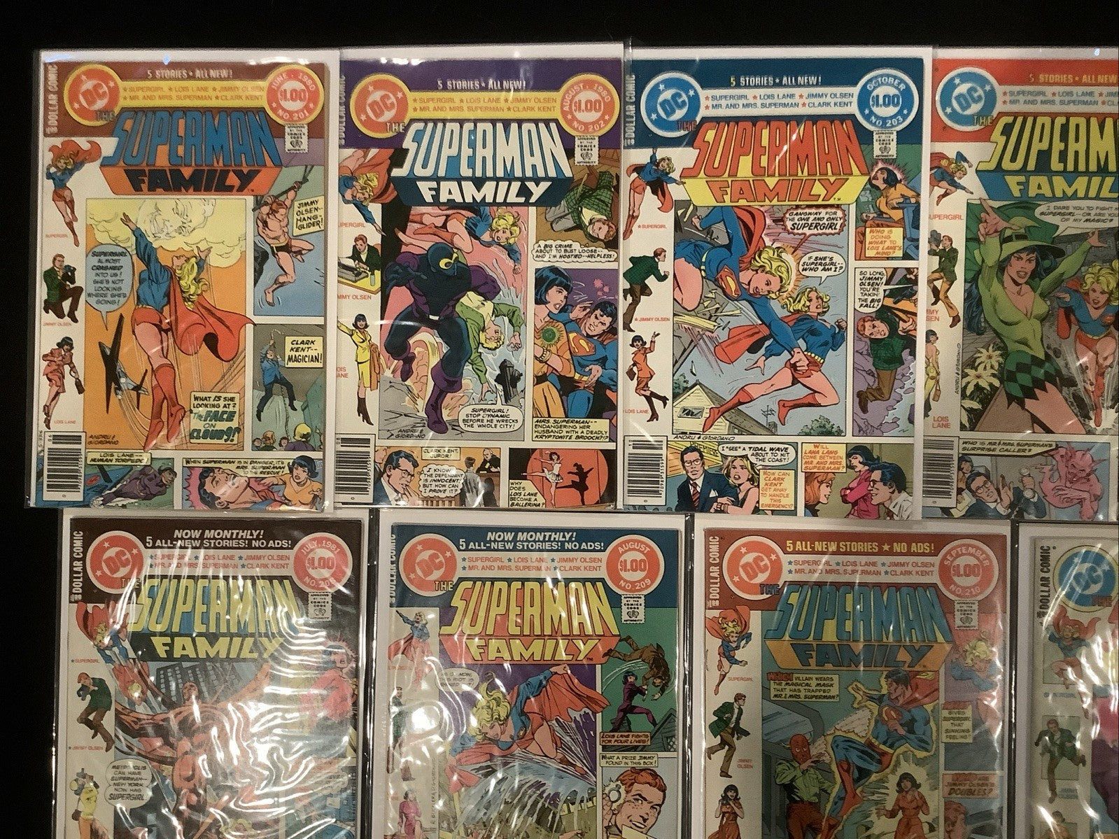 The Superman Family #188-213 Comic Lot, DC Comics, Ross Andru, Gerry Conway,1978